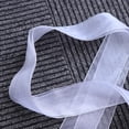 thumbnail image 4 of 1 par de cordones transparentes de 4 cm de ancho para zapatos para fiestas, bailes, caminatas, decoraciones de hip-hop (blanco), 4 of 6