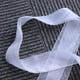 thumbnail image 2 of 1 par de cordones transparentes de 4 cm de ancho para zapatos para fiestas, bailes, caminatas, decoraciones de hip-hop (blanco), 2 of 6