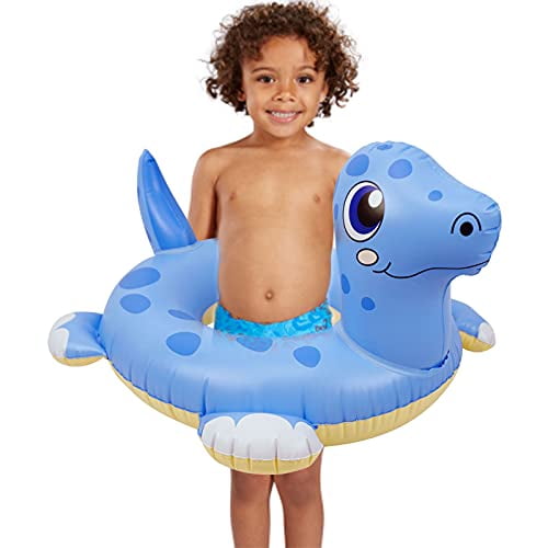 Dinol 3D Dinosaur Swim Tubes Pool Rings Floaties Inflatable Toy for Kids ?Fun Party Swimming