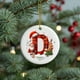 thumbnail image 5 of Adornos navideños con letras del alfabeto | 26 colgantes decorativos | Decoración navideña personalizada para hacer tú mismo, 5 of 6
