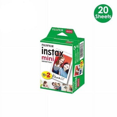 Lanjingyi Fujifilm Acid-Free White Edge Diana Neo Instax Mini Photo Paper, 86x54mm, 20 Sheets
