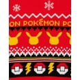 thumbnail image 5 of Pokemon Chandail de Noël Rouge pour Garçons, 5 of 5