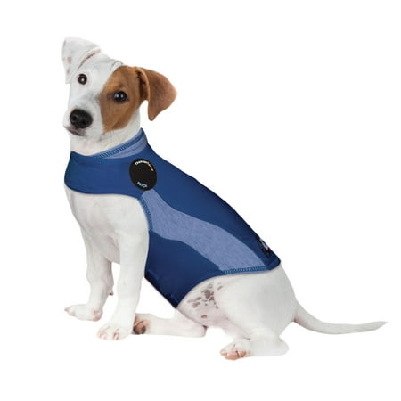 ThunderShirt Anxiety Jacket for Dogs, Blue Polo,