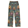 thumbnail image 2 of FORMRS Kids Pajama Pants with Pockets Size 13-14Y Boys Lounge Sleep Bottoms, Abstract Water Lilies Pattern, 2 of 8