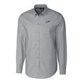 thumbnail image 2 of Men's Cutter & Buck Charcoal SMU Mustangs Stretch Oxford Big & Tall Long Sleeve Dress Shirt, 2 of 3