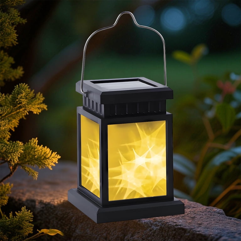 Rirool Outdoor Solar Lanterns 2 Pack With 3D Star Pattern photo 2