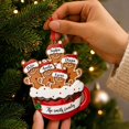 thumbnail image 6 of Gingerbread Christmas Ornament, Holiday Tree Decoration, Flat Festive Food Themed Accent for Tree Branches Wreaths, Lightweight Acrylic or Lightweight Board Accent for Flexible Display, 6 of 7