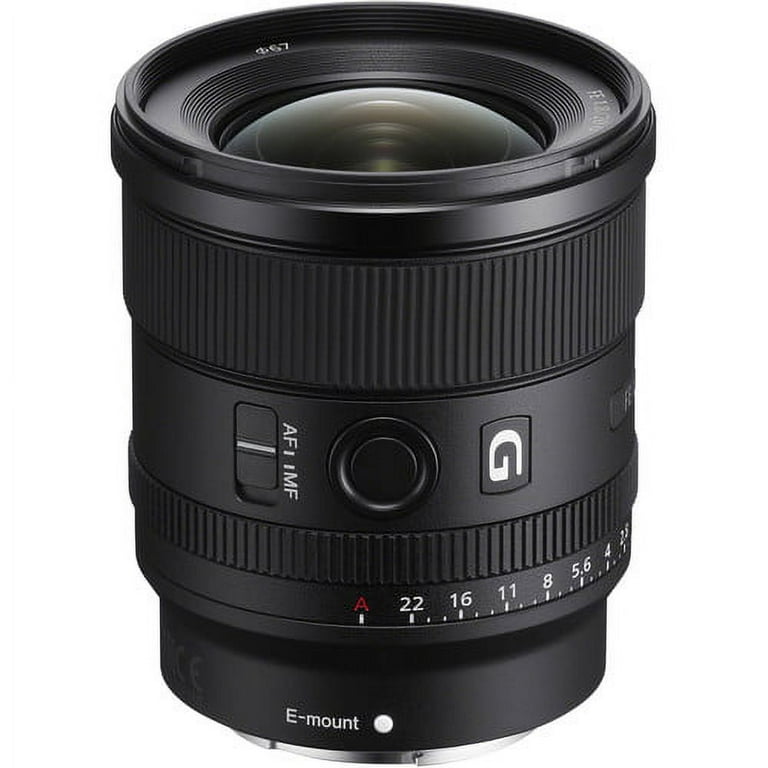 Sony FE 20mm F1.8 G Ultra-Wide Prime Lens (SEL20F18G) – Full-Frame