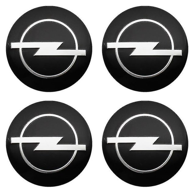 4 pegatinas para tapacubos de centro de rueda de coche 56 mm 60 mm Opel Astra JHGK Insignia Corsa C Vectra shaofei