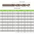 thumbnail image 5 of Juego de Brocas de Cobalto M35 Acero de Alta Velocidad Twist Jobber Longitud para Metal Endurecido, Acero Inoxidable, Hierro Fundido (21 Piezas), 5 of 5