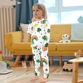 thumbnail image 5 of Rainbow Clover Pattern Cotton Pajamas 2 Piece Set Sleepwear Soft and Comfortable Homewear Nightwear, 5 of 7