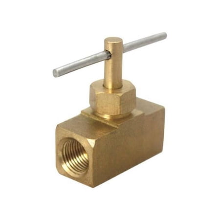 jmf company 1/8 in. 1/8 in. brass needle valve