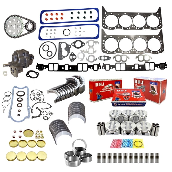 DNJ EK3103KM Master Engine Rebuild Kit Fits Cars & Trucks 1987-1995 AM General Chevrolet GMC Blazer C-Series Camaro Caprice G-Series Hummer Tahoe Yukon 5.7L OHV V8 16V VIN D VIN K VIN M