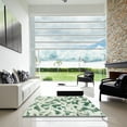 thumbnail image 6 of Ahgly Company Indoor Square Abstract Green Abstract Area Rugs, 6' Square, 6 of 6