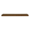 thumbnail image 1 of Estantes flotantes modernos de 3 pulgadas de grosor, aptos para paredes, estantes anchos, aptos para cocinas, salas de estar, dormitorios y baños, madera de paulownia natural (juego de 2), 1 of 8
