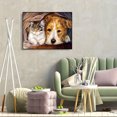 thumbnail image 2 of Cuadros Decorativos 5D bricolaje completo taladro diamante pintura gato perro cruz puntada bordado Sywqhk Nuevos Originales, 2 of 9