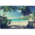 thumbnail image 4 of Dreamtimes Summer Vacation Area Rug, 36"x24" Beaches Palm Trees Non-Slip Washable Indoor Door Mat, Absorbent Floor Mat for Bedroom Kitchen Entryway Bathroom, 4 of 7