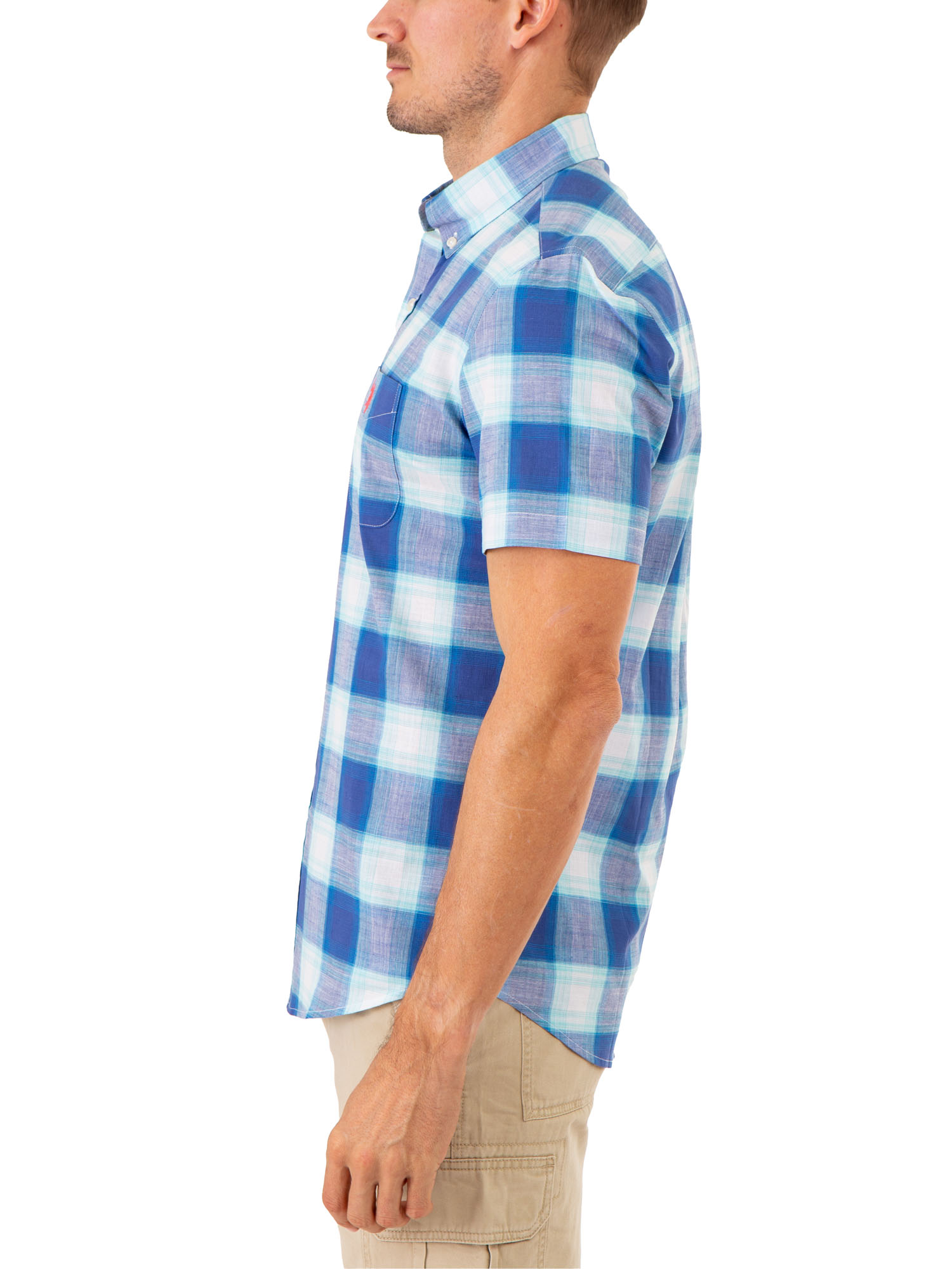 U.S. Polo Assn. Men's Short Sleeve Woven Shirt