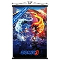 thumbnail image 3 of Sonic The Hedgehog 3 - One Sheet Wall Poster with Magnetic Frame, 22.375" x 34", 3 of 5