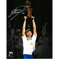 Dirk Nowitzki Dallas Mavericks Autographed 11" x 14" 2011 NBA Finals Spotlight Photograph - Fanatics Authentic Certified