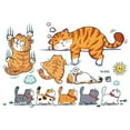 thumbnail image 2 of Scratch Cat Car Stickers Funny Decals for Vehicles Cute Window Bumper Decorative Auto Stickers, 2 of 3