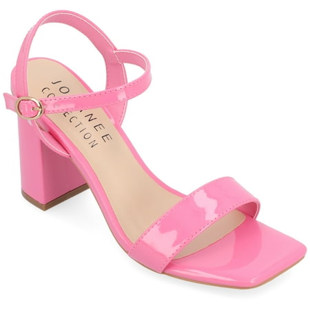 

Journee Collection Womens Tivona Tru Comfort Foam Mid Heel Ankle Strap Sandals