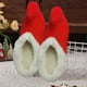 thumbnail image 5 of Adornos navideños, adornos navideños, regalos navideños, creativos, gorro navideño, zapatillas de invierno para parejas, hogar, ocio, zapatos cálidos y gruesos, zapatos planos, gorros navideños., 5 of 6