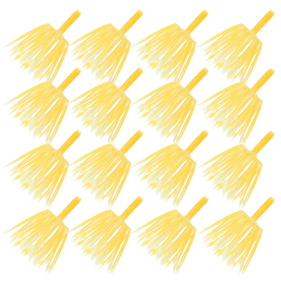 Phenofice 30 Pieces Handmade Yellow Flower Stamens for Artificial Flower Crafts and Floral Arrangements