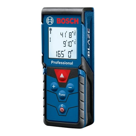 Bosch Blaze Pro GLM165-40 165ft Laser Distance Measure with Color Backlit Display (B076C3TB8P)