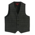 thumbnail image 4 of Gioberti Kids and Boys 2 Piece Tweed Plaid Vest and Pants Set, 4 of 5