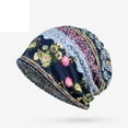 thumbnail image 2 of Kcodviy Wrap Hat Head Turban Trucker Hat Unisex Print Scarf Hat Trainman Hat Ruffle Cap Baseball Caps Tennis Baseball Cap Work Hat for Women Small Hat, 2 of 7