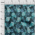 thumbnail image 2 of oneOone Cotton Poplin Turquoise Green Fabric Paisley Quilting Supplies Print Sewing Fabric By The Yard 56 Inch Wide, 2 of 4