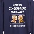 thumbnail image 3 of Instant Message - Gingerbread Men Cookie Sheets Christmas - Toddler & Youth Long Sleeve Graphic T-Shirt, 3 of 6