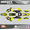 Yellow, variant on Kalair GFX Graphics Kit for Yamaha 2-stroke Enduro YZ 250X (2023) Nightcity Series