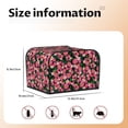 thumbnail image 5 of Haiem Blooming Meadow Print Toaster Covers 4 Slice Wide Slot,Bread Dust Cover & Fingerprint Protection,Bread Machine Cover,Appliance Covers, 5 of 7