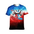 thumbnail image 5 of Cuphead T-Shirts for Men Women, Anime Short Shirts, Unisex Short Sleeve Tops, Crew Neck Tee Shirts, S-4XL, 5 of 8