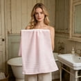 thumbnail image 6 of AUNVITO 100% Cotton Bath Towels, Light Weight, Soft, Super Absorbent and Fast Drying, No Fading Multipurpose Use for Sports, Swimming, Travel, Fitness, Yoga, Multicolor, 6 of 7