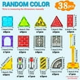 thumbnail image 6 of Magnetic Tiles Road Set with Magnet Crane Car Toys, Ice Castle Magnetic Blocks STEM Toys Creativity And Educational Construction Toys Toys for Kids Age 3-6 Birthday Gifts Random Color, 6 of 7
