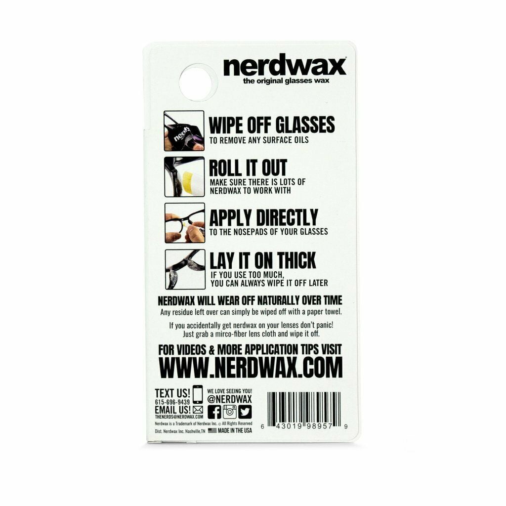 Nerdwax Slimline The Original Glasses Wax