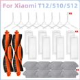 thumbnail image 1 of For Robot Vacuum S12 / T12 B106GL / S10 / S10 EU Vacuum Parts Main Roller Side Brush Hepa Filter Mop Cloth Pads, 1 of 5