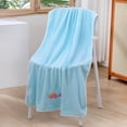 thumbnail image 4 of COM1950s Bath Towel and Face Towel Set, Coral Velvet Microfiber Material, Wearable Design with Secure Closure, Ultra Soft and Highly Absorbent, Perfect for Adults on Travel, At Beach, or Home Use, 4 of 4