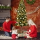 thumbnail image 4 of Árbol de Navidad Artificial Lápiz 7.5 Pies | Prelit + Verde y Blanco + Montaje Fácil | Decoración Hogar/Oficina/Centro Comercial, 4 of 10