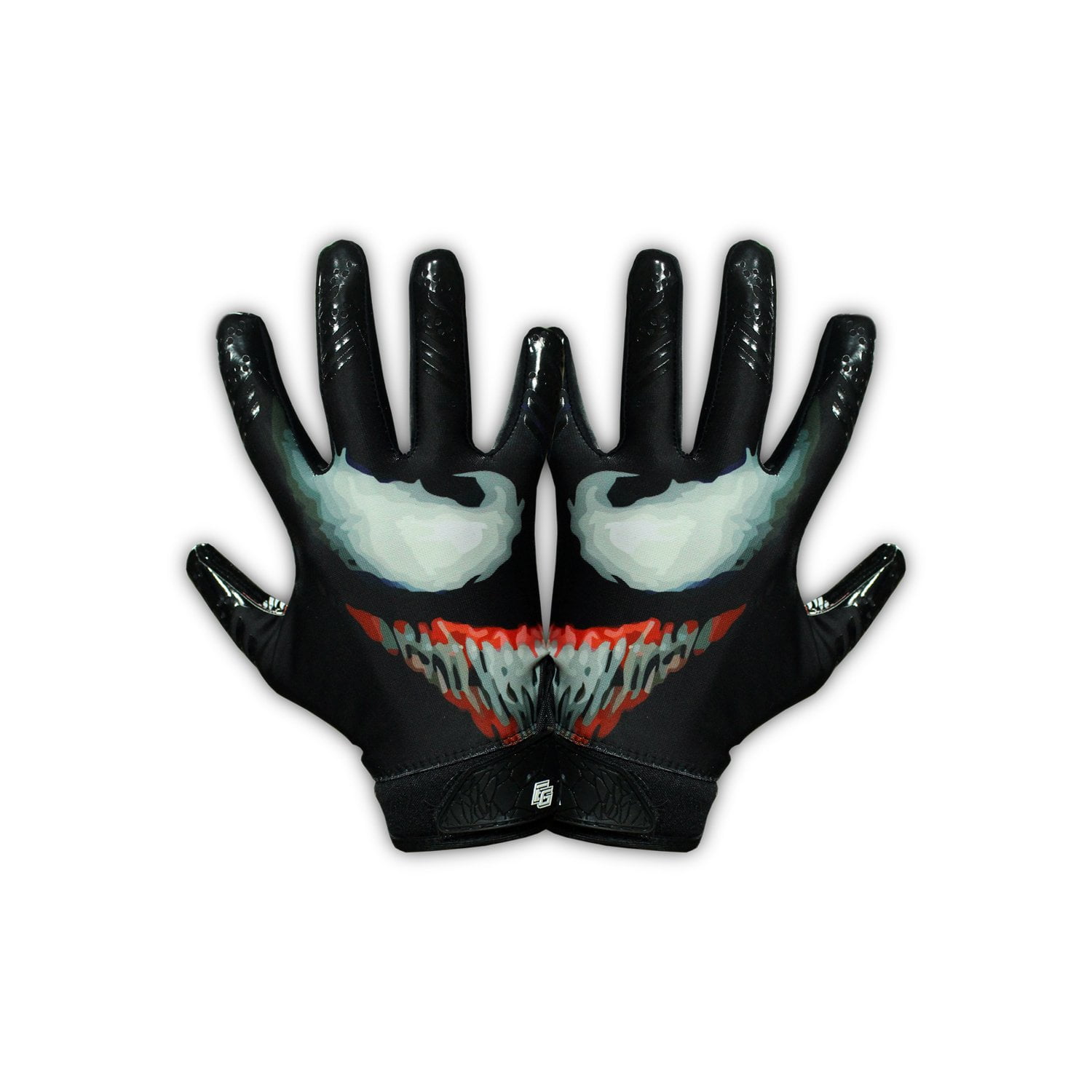 Eternity Gears Venom Football Gloves Tacky Grip Skin Tight Adult