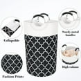 thumbnail image 4 of Chmadoxn Laundry Basket, Laundry Hamper, Collapsible Laundry Baskets, Dirty Clothes Hamper, Waterproof Laundry Basket with Foam Protected Aluminum Handles for College Dorm, Family, 4 of 6