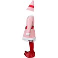 thumbnail image 5 of Disfraz de elfo de Navidad para niños, conjunto completo, ayudante de Papá Noel rosa, verde, para Año Nuevo 2024, 5 of 5