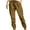 Khaki Pants for women, variant on Cargo Pants Women Fashion Women Plus Size Drawstring Casual Solid Elastic Waist Pocket Loose Trousers Pants Cuff Sweatpants Hiking Pants Women Activewear