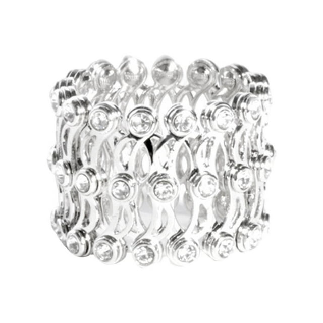 Brazaletes Pulseras Deformación Telescópica Valentín Vintage Plata Yuyangstore Anillo de pulsera
