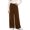 Brown, variant on Txenfivo Girls Wide Leg Pants, Casual Pull-On Corduroy Elastic Waist Pants for Girls School and Everyday Wear, Sizes 5-16