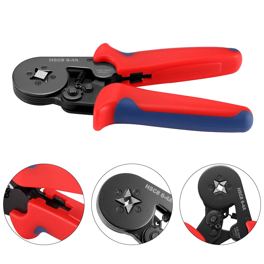 New 8" Ratchet Crimper Plier Crimping Tool Cable Wire Electrical Terminals 