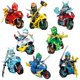 thumbnail image 2 of Bloques de construcción de modelo de motocicletas Ninja para niños, Jay Zane Kai Nya Lloyd Samukai, Mini figuras de modelos, ladrillos, juguetes de Navidad hola suerte unisex, 2 of 2